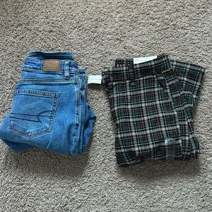 2 pack American Eagle pants